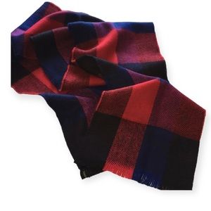 Plaid Neck or Shoulder Scarf